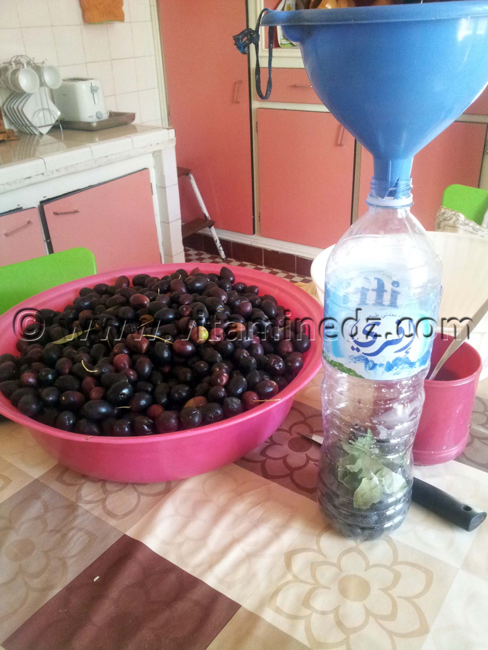 Zitoun Mtammar (Olives sechees) technique trop simple