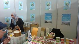 le stand d'une coopérative participante au salon de l'emploi