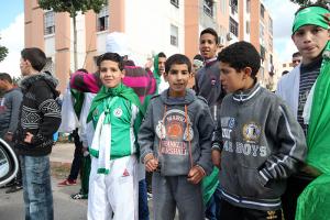 QUALIFICATION EQUIPE NATIONALE D'ALGERIE MONDIALE 2014  L'Algérie en fête