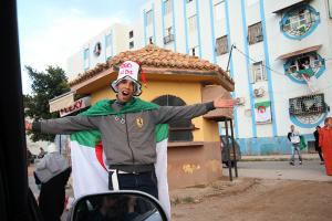 QUALIFICATION EQUIPE NATIONALE D'ALGERIE MONDIALE 2014  L'Algérie en fête