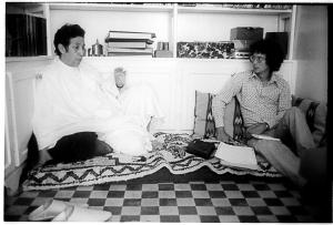 Ben Bella avec Gérard Grizbec © Christian Rausch / Gamma-Rapho