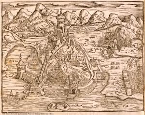 Planche Alger en 1550