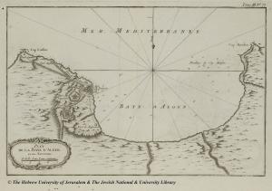 Plan de la baie d'Alger et ses environs en 1764