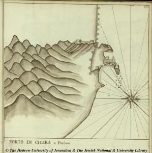 Plan de Jijel en 1760