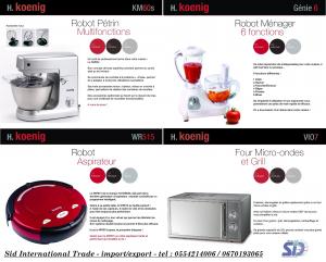 H.KOENIG pour grossistes d'électromenagers