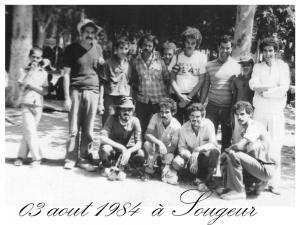 ( les boules )  Ain el Hadid à Soogeur le 03 aout 1984