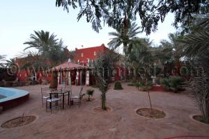 Tourisme Timimoun  Village de Vacances Djenane El Malik dans l\'ancien Ksar de Timimoun supplombant sa palmeraie