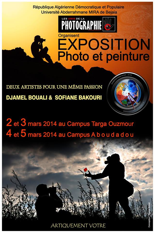 EXPOSITION  Photo et peinture de Djamel Bouali & Sofiane Bakouri