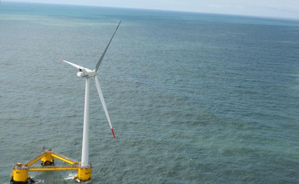 Planète - Plus productive, plus discrète, plus écolo: L’éolienne flottante pourrait être l’avenir des fermes offshore
