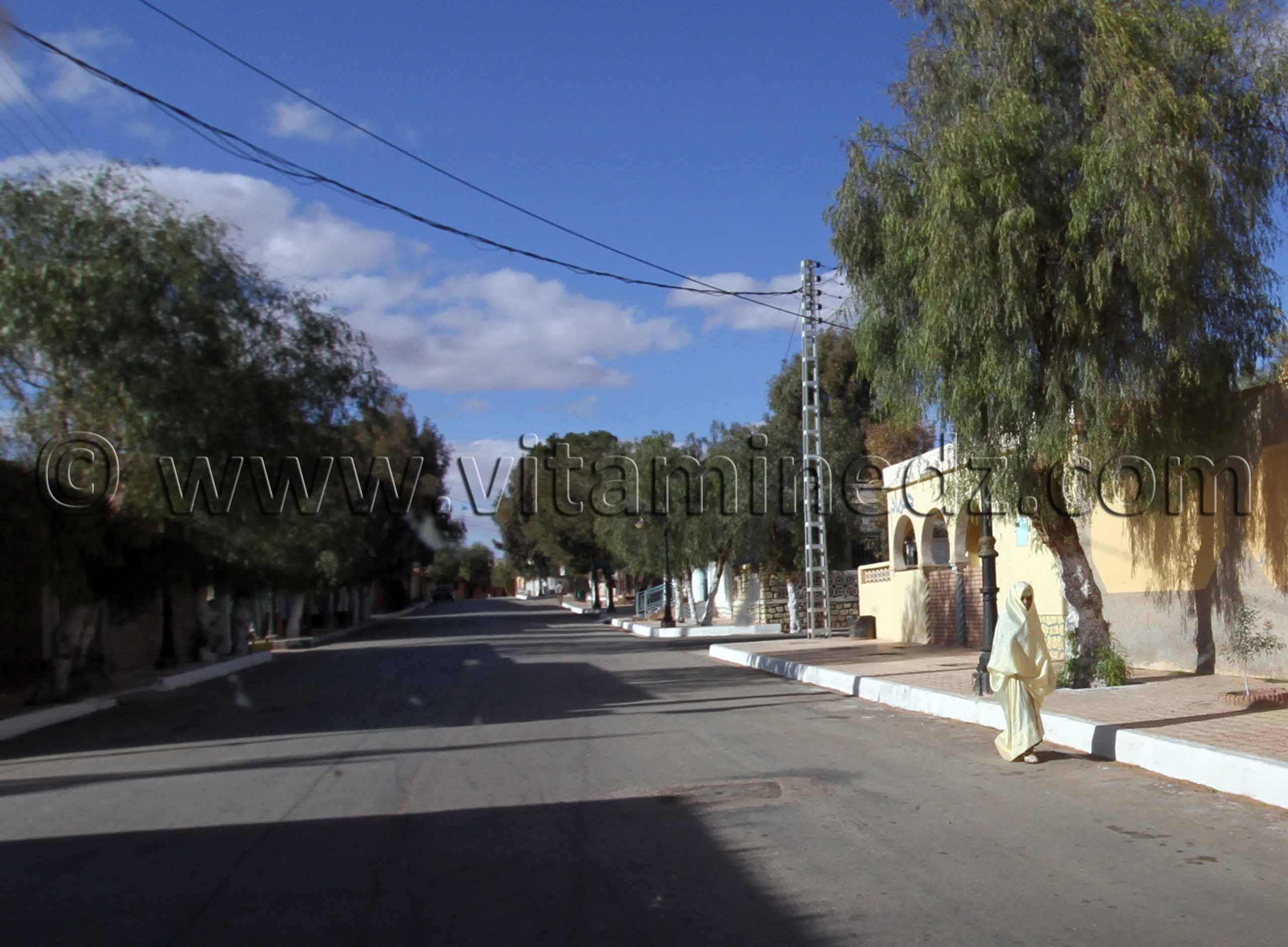 Le petit village paisible de Boussemghoun