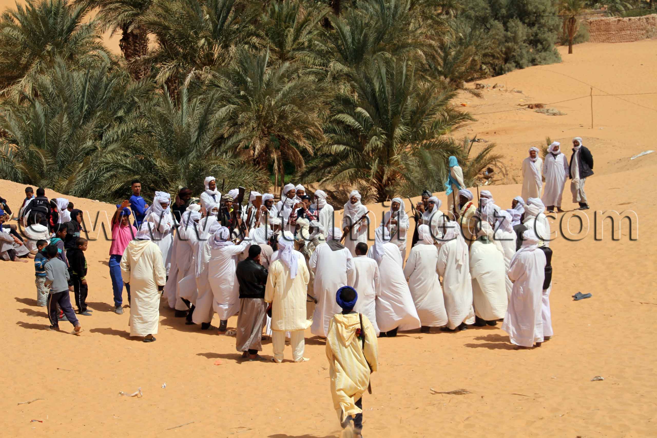 Baroud lors d'un mariage à Guettouf, Commune de Talmine Wilaya d'Adrar