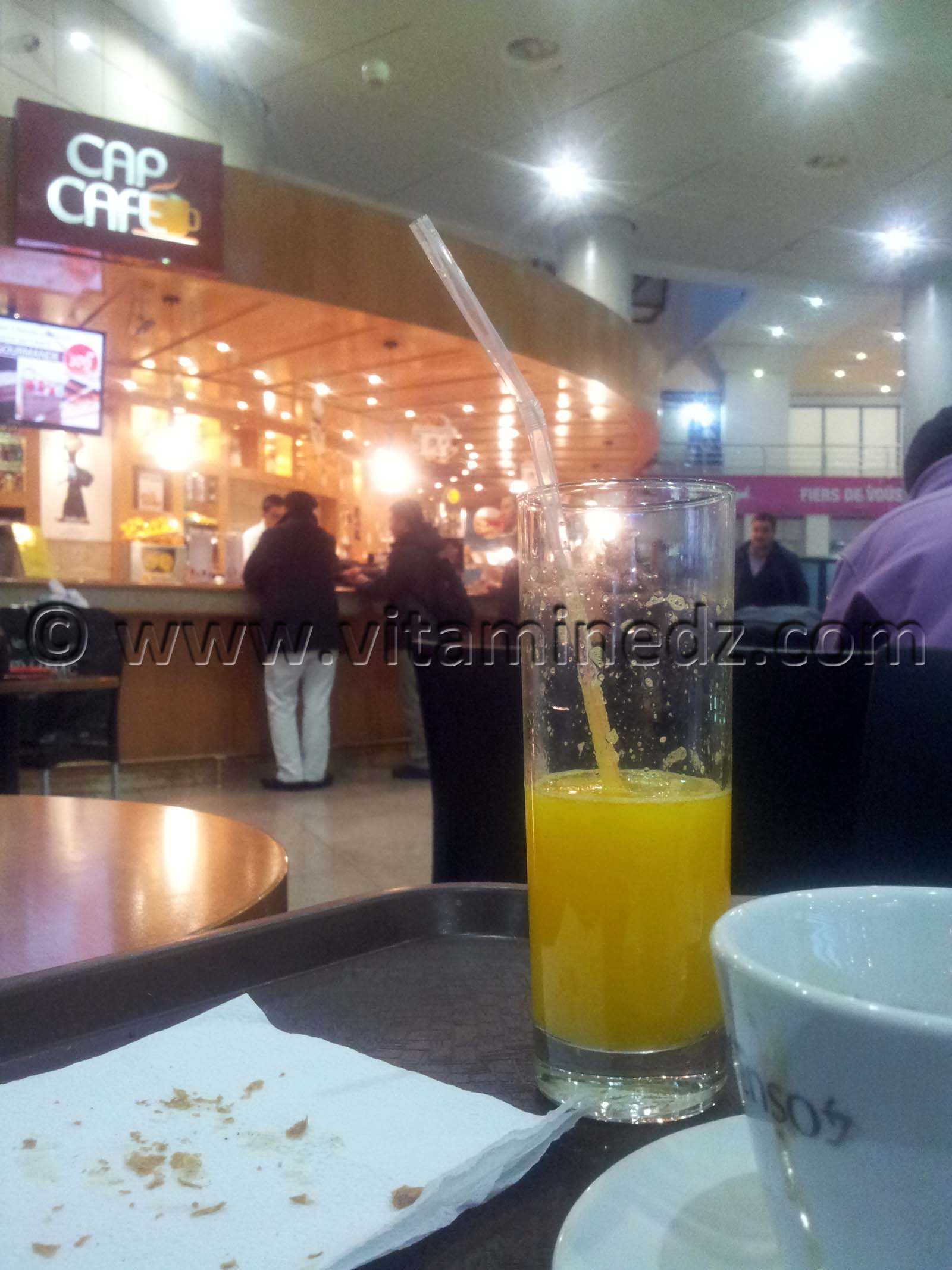 Un Jus d'Orange à 450 DA à l'aéroport d'Alger