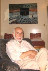 El Hadj Marouf Ahmed en 2005 dans sa demeure de Blida