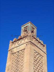 Photo Tlemcen, minaret de la mosquée d\'Agadir