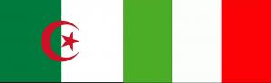 drapeau algérien et italien