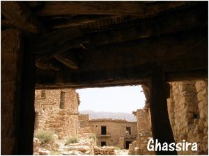 Un site archéologique situé dans les Aurès en Algérie. Les Balcons du Ghoufi Commune Ghassira - Daira T\'kout - Wilaya de Batna