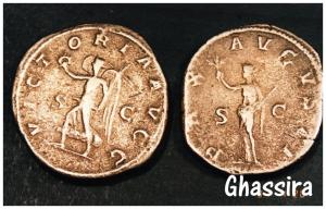 Pièces romaines Patrimoine de la commune de Ghassira (W. Batna)