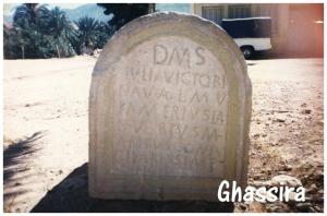 Pierre romaine - Patrimoine de la commune de Ghassira (W. Batna)