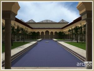 Restauration of the royal castle El Mechouer :