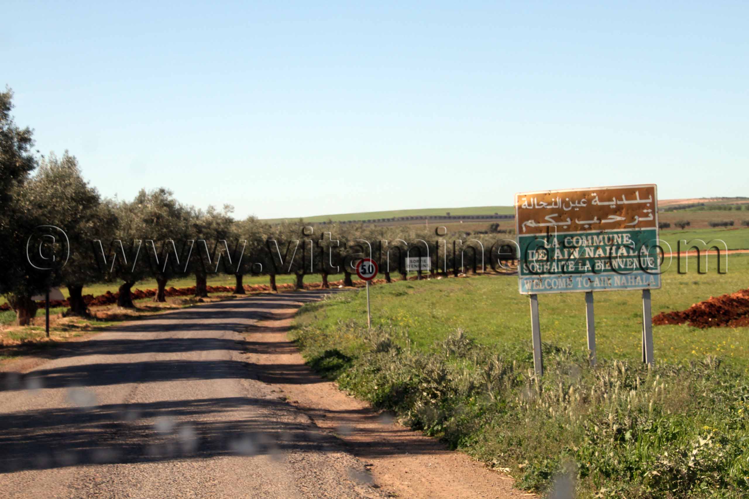 Bienvenue commune de Ain Nekrouf par la route communale W9