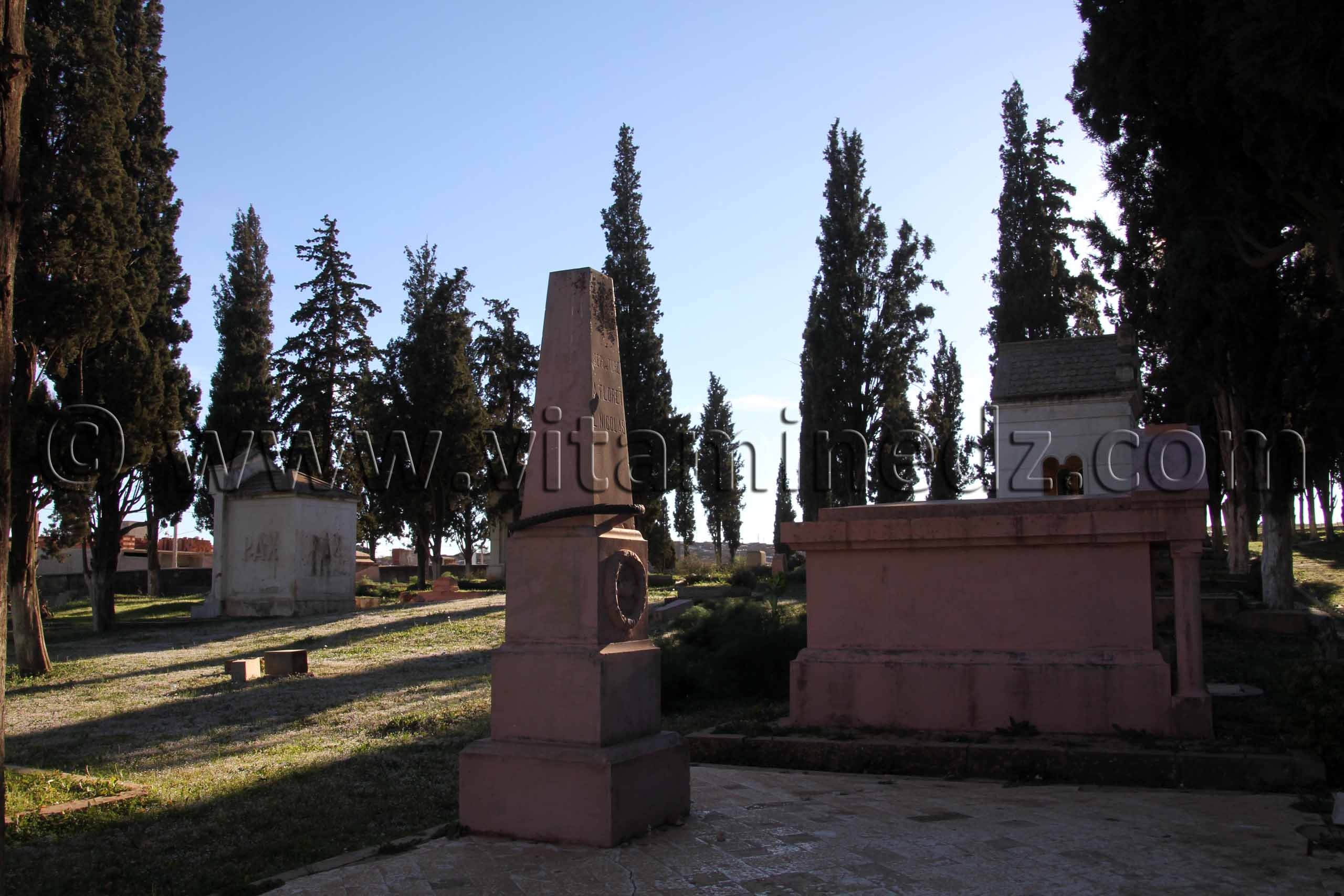 Cimetière chrétien Sidi Ali Boussidi (Ex Aïn el Hadjar puis Parmentier)
