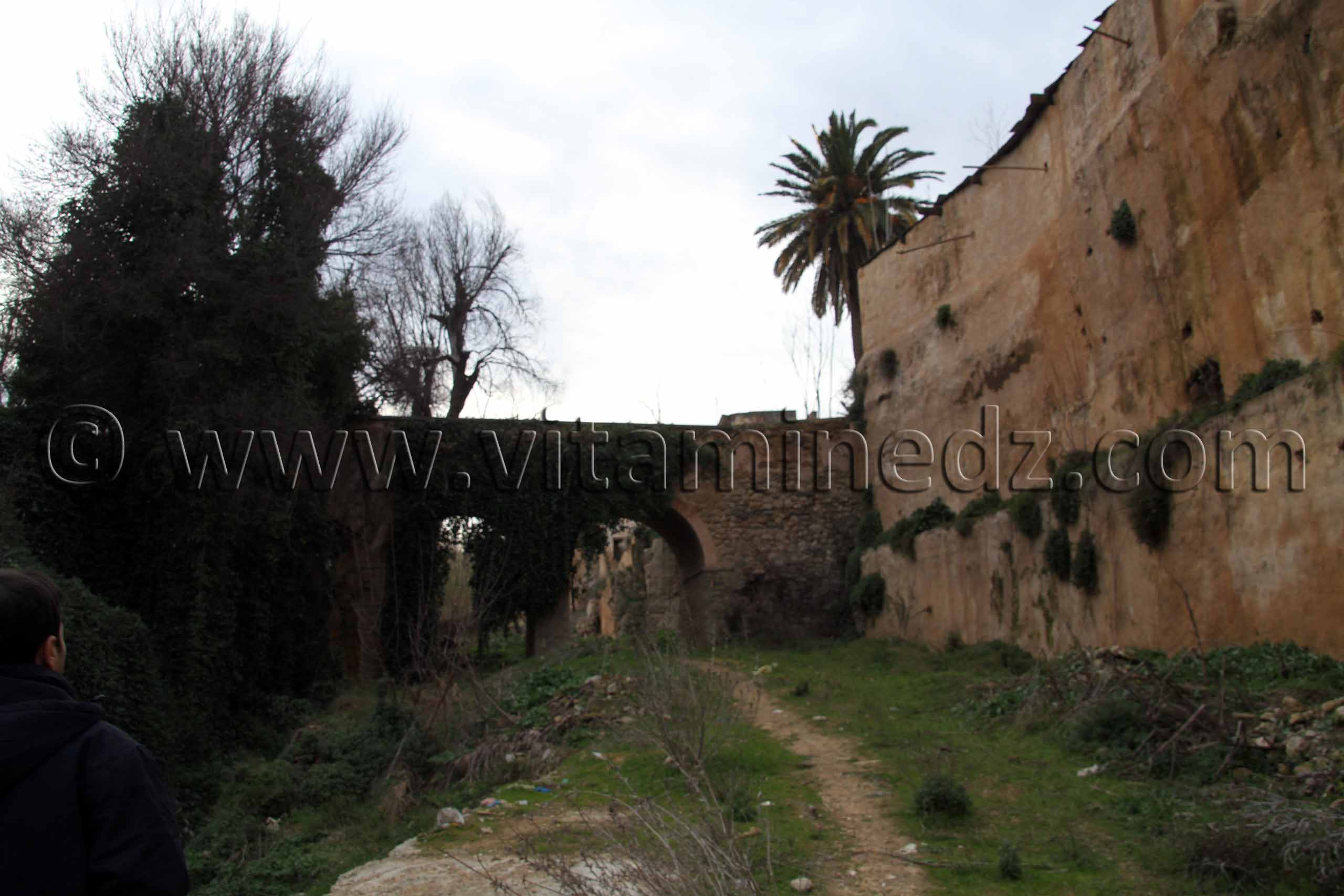 Aqueduc de l'époque française (1885) vieux quartier de Tlemcen à Agadir