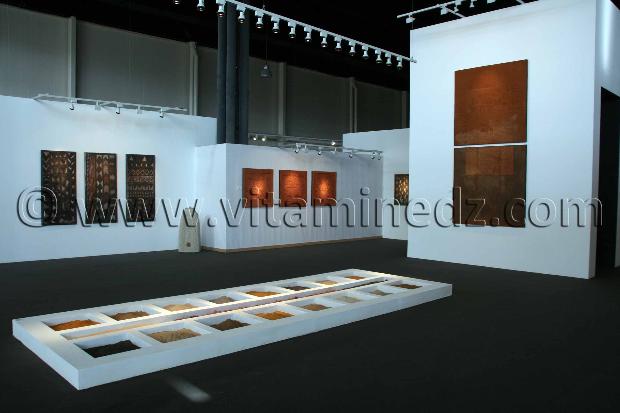 Œuvres et Motifs De terre et d'argile, réalisées lors de l'expo Tlemcen 2011