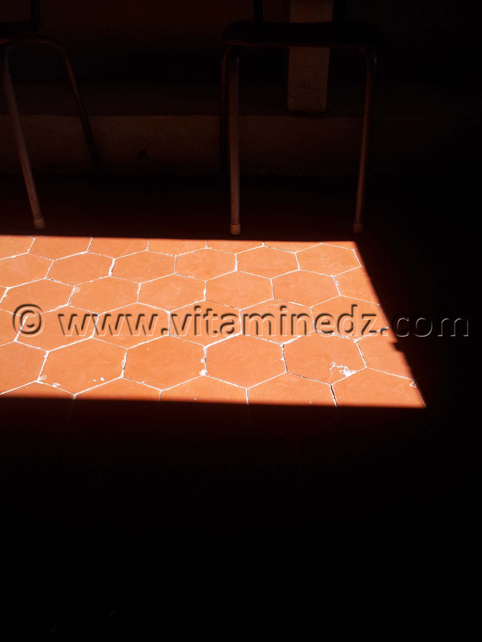 Carreaux hexagonaux en terre cuite