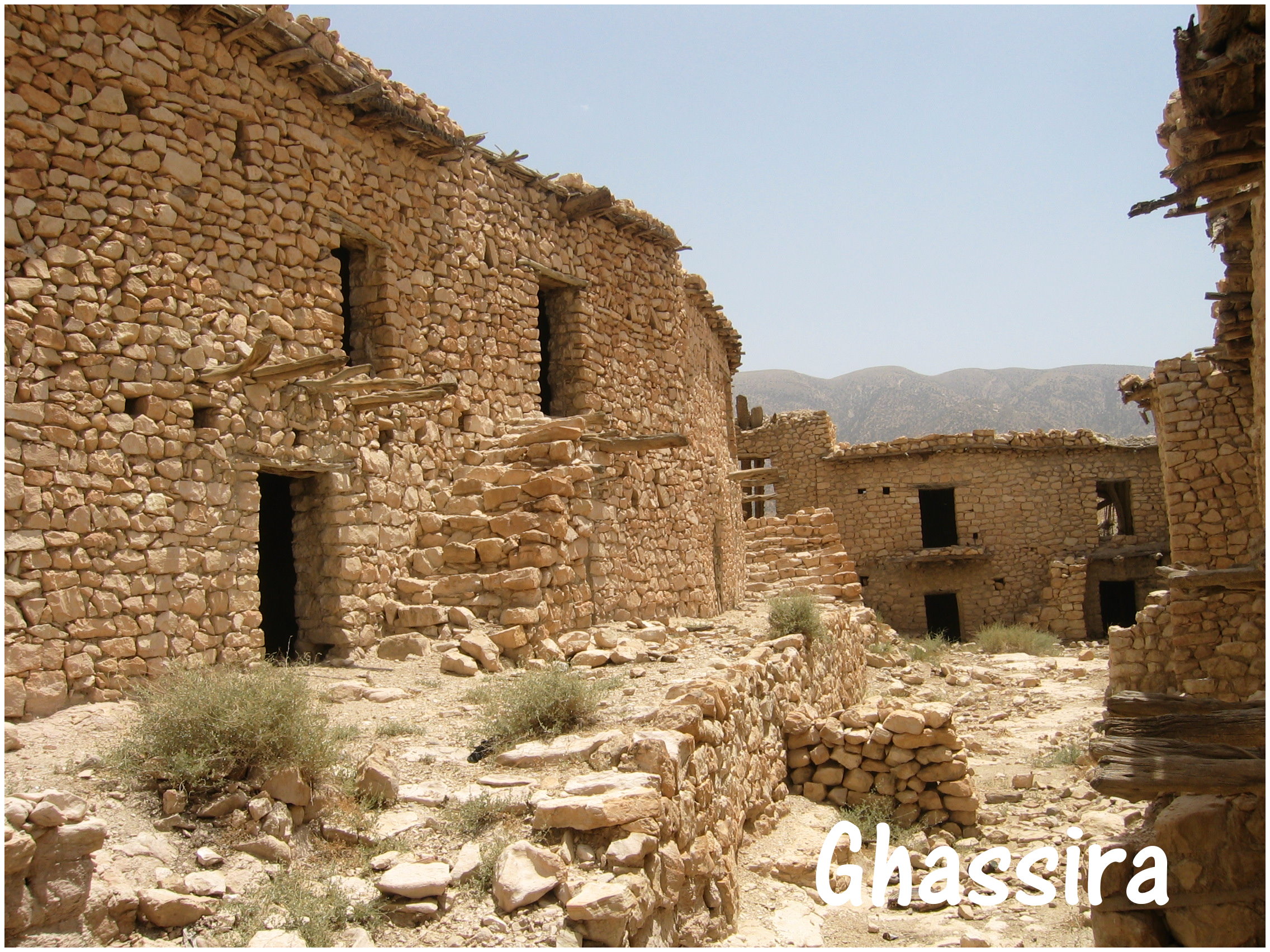 Le Village du Ghoufi Commune Ghassira - Daira T'kout - Wilaya de Batna