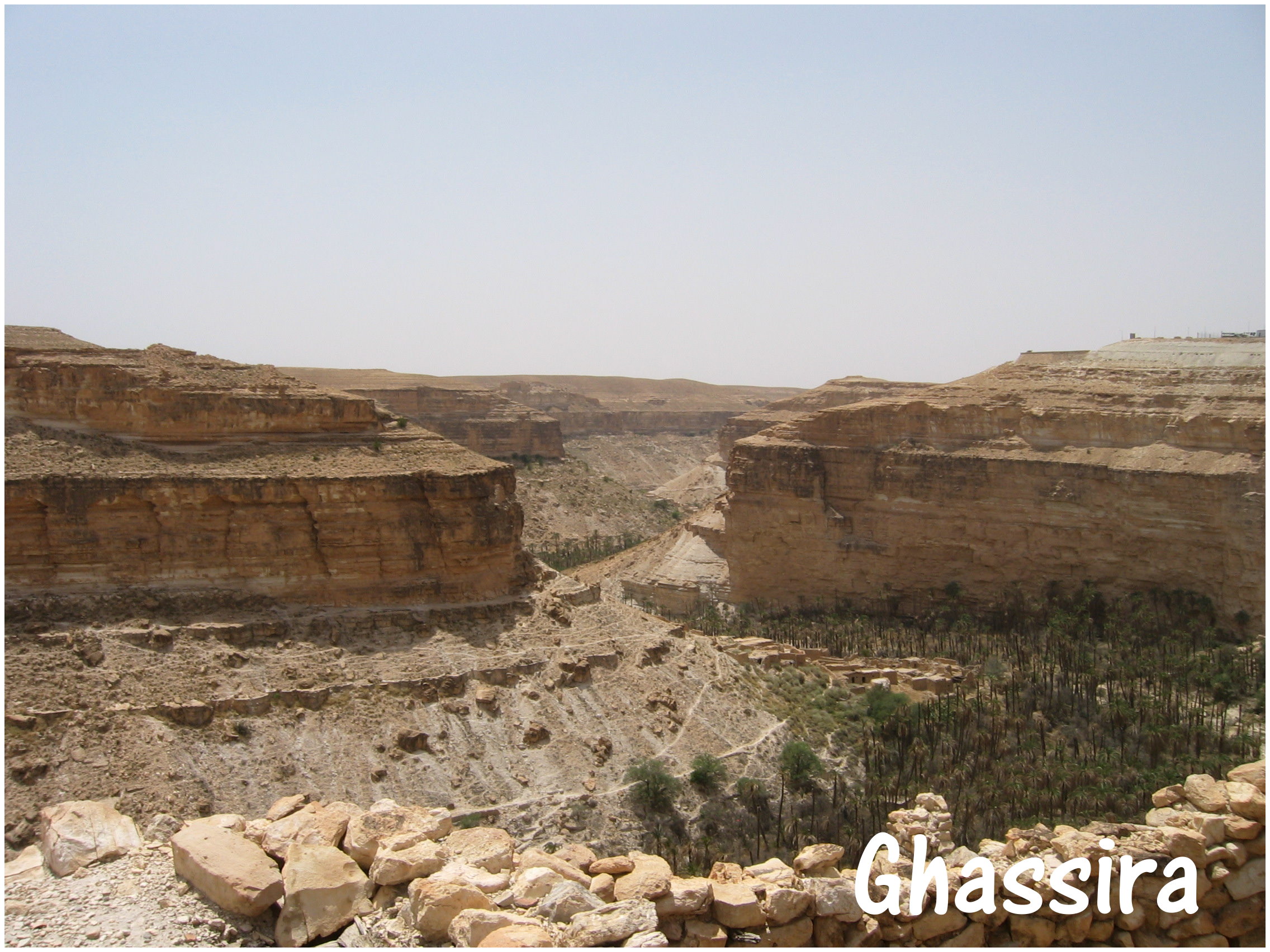Les Balcons du Ghoufi Commune Ghassira - Daira T'kout - Wilaya de Batna