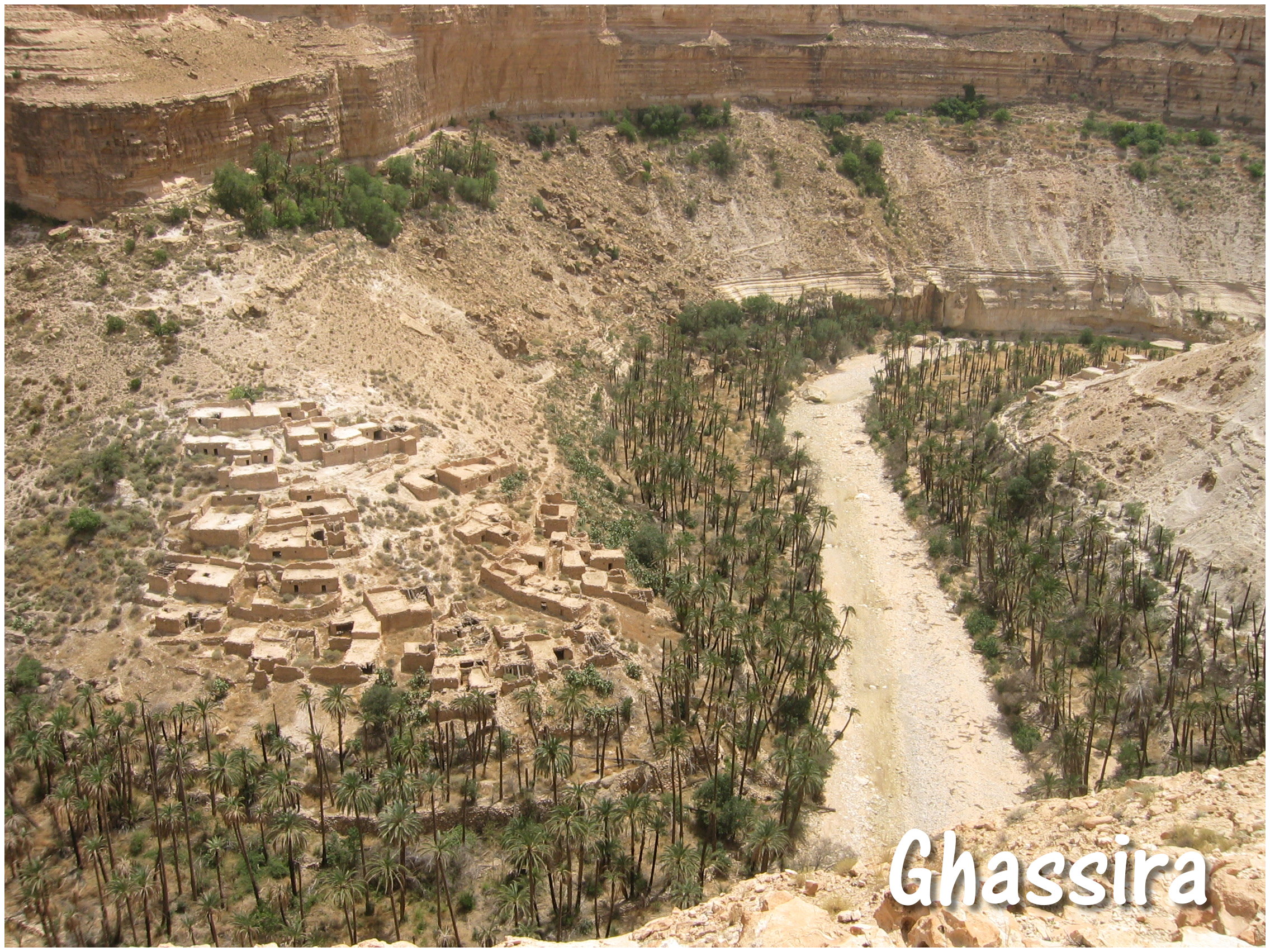 Les Balcons du Ghoufi Commune Ghassira - Daira T'kout - Wilaya de Batna