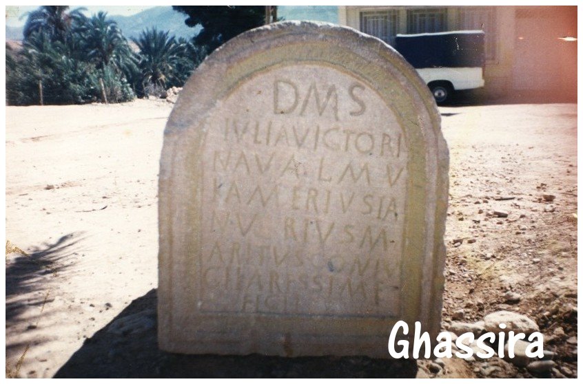 Pierre romaine - Patrimoine de la commune de Ghassira (W. Batna)
