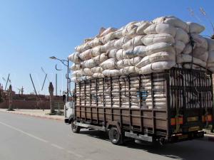 El Bayadh chargement de laine de mouton