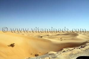 La traversée de l\'Erg Occidental sans 4X4 par la nouvelle route El Bnoud Tinerkouk, au beau milieu d\'un océan de dunes