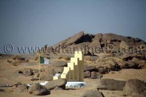 Lieu de la bataille de Tit (40 Km au nord de Tamanrasset)