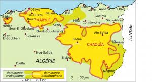 Aires linguistiques du nord-est algérien