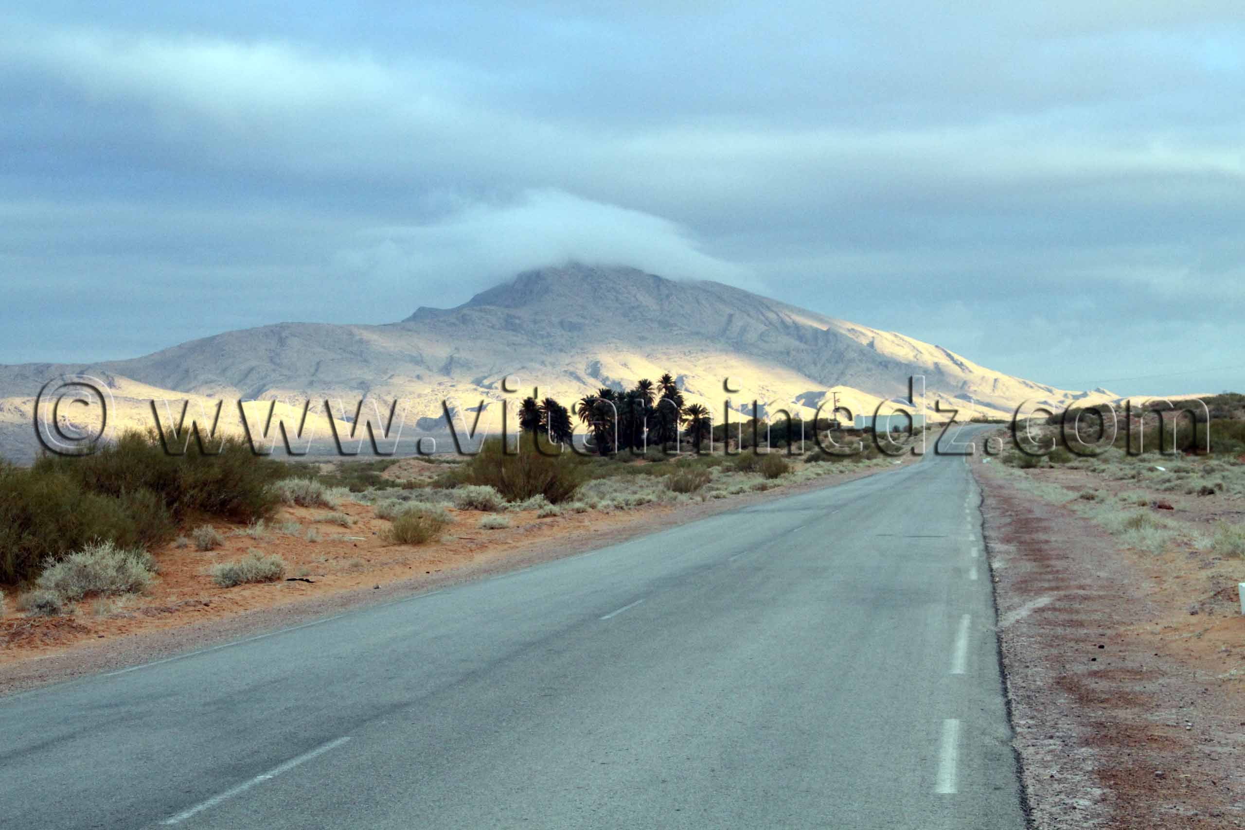 Route de Boussemghoun et ses paysages à couper le souffre
