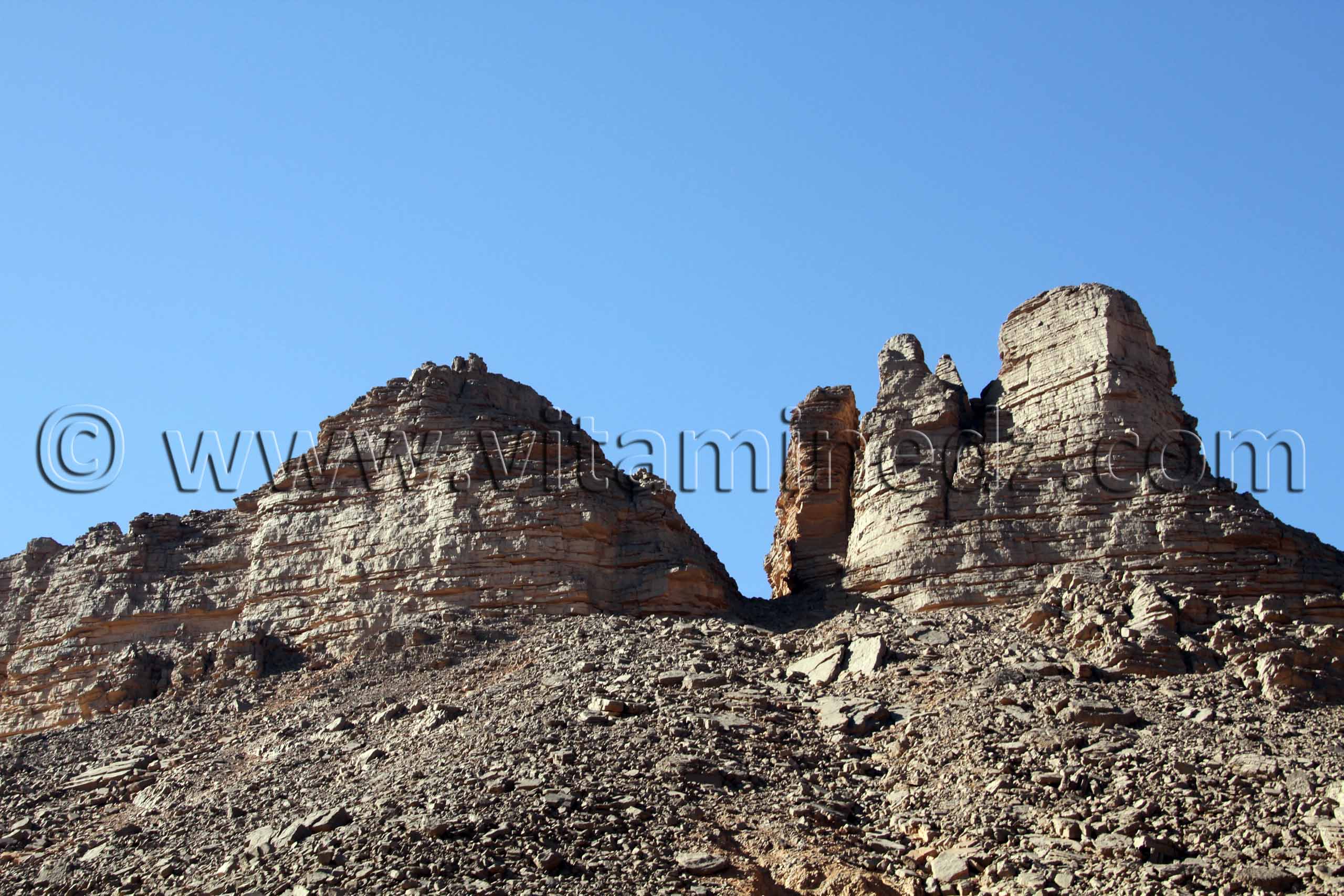 La région de Oued Arak, des canyons de roches dures creusées par le temps une vraie merveille.