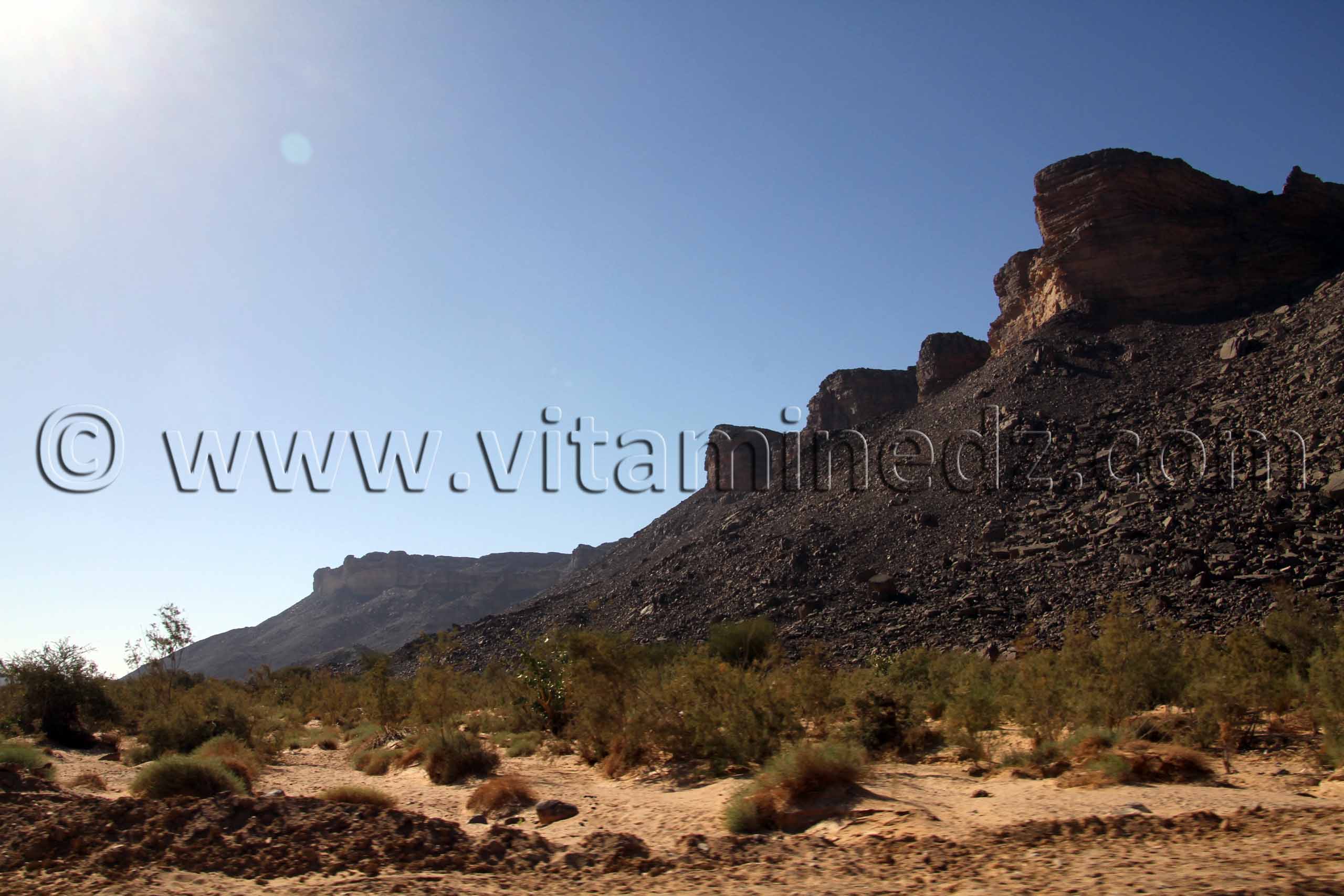 La région de Oued Arak, des canyons de roches dures creusées par le temps une vraie merveille.