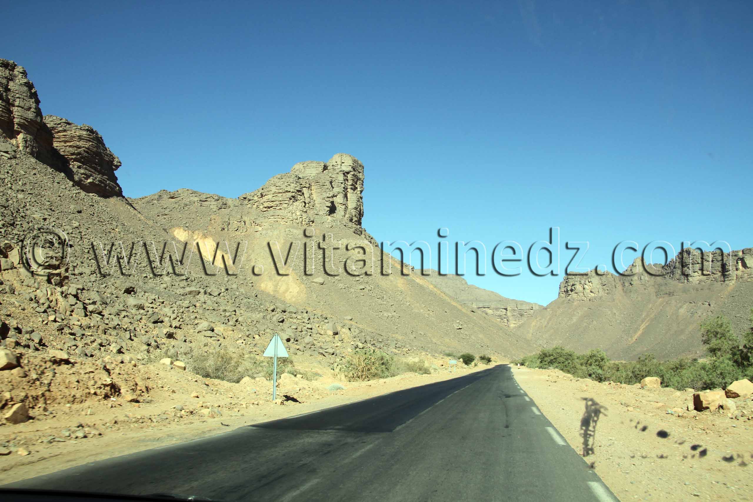 La région de Oued Arak, des canyons de roches dures creusées par le temps une vraie merveille.