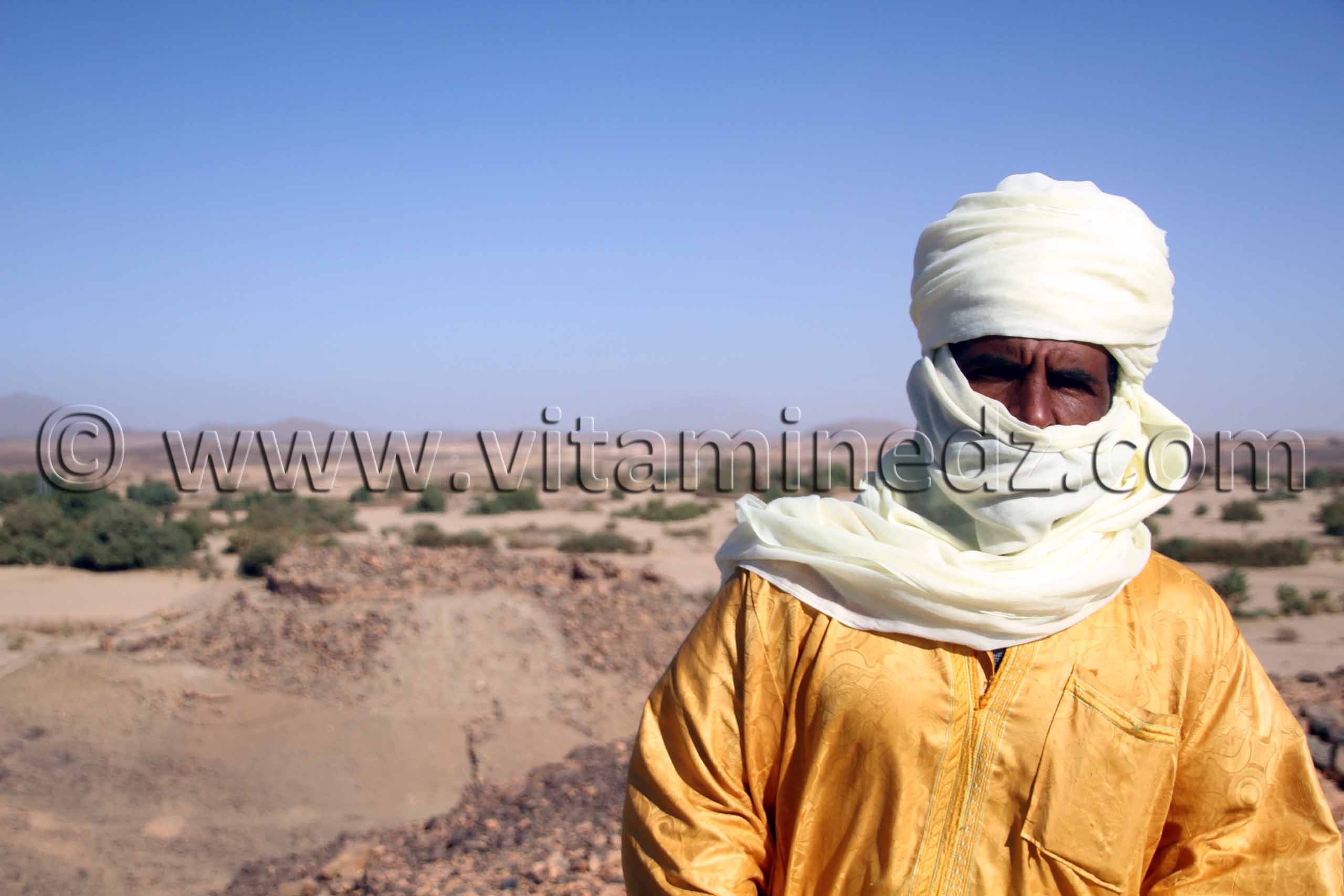 Gardien du Tombeau et musée de Tin Hinan reine des Touaregs à Abalessa