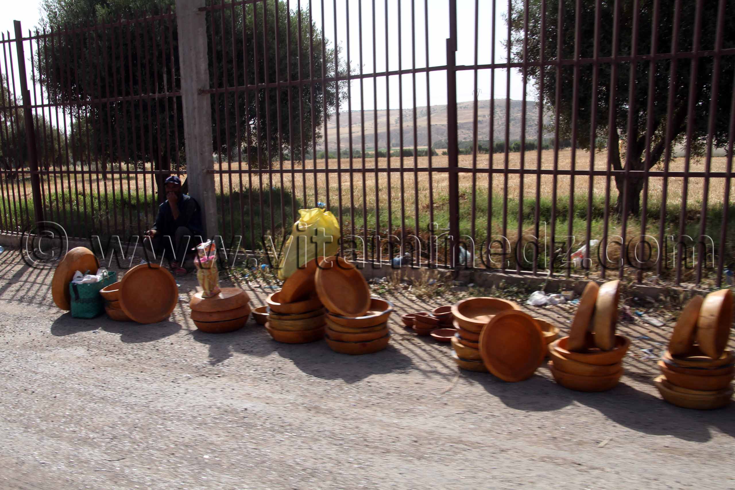 Plats couscous en bois (Gass3a de T3am) - El Gouassir , Région des Beni Ouarsous - Wilaya de Tlemcen