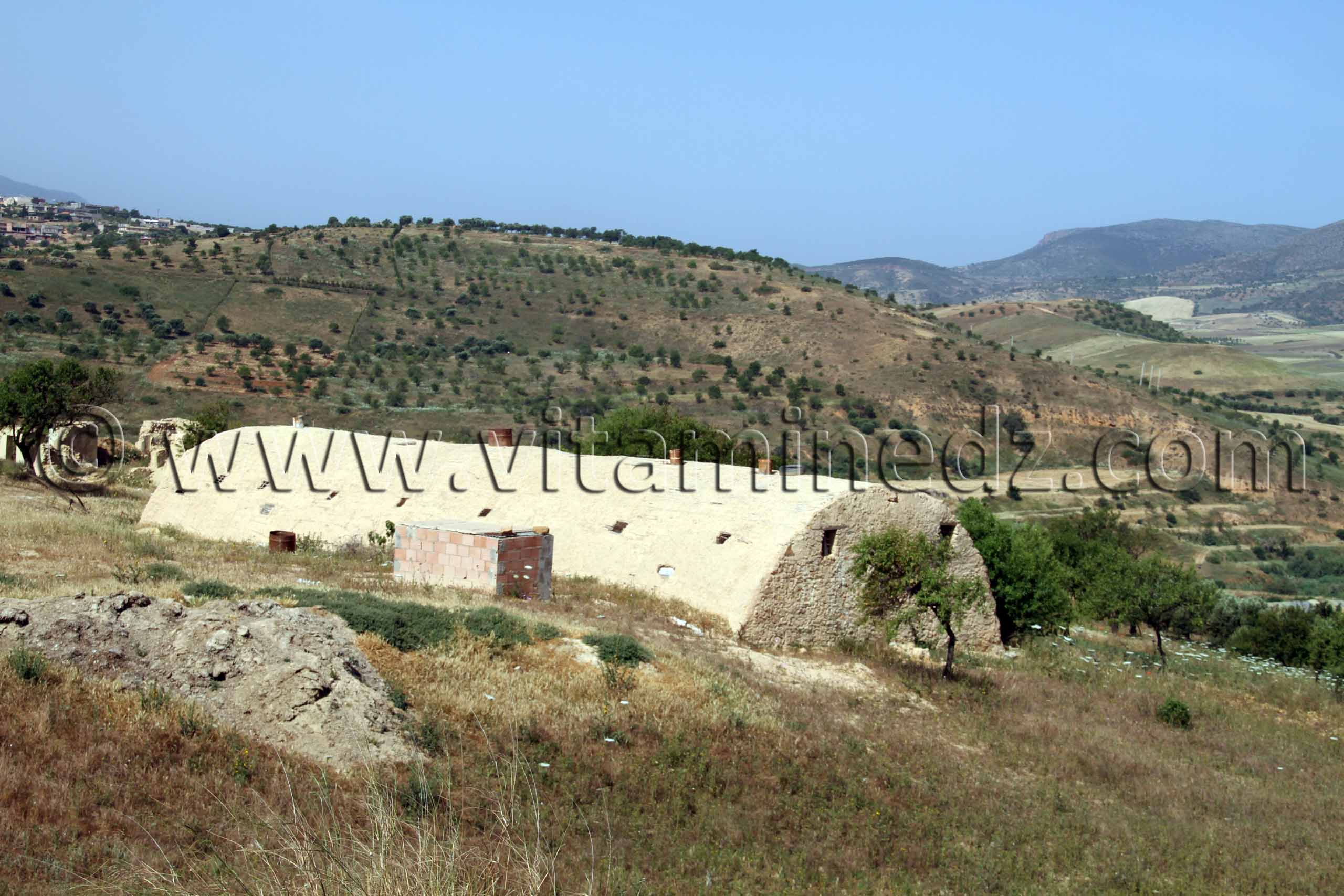 Hangars pour animaux en tourbe et argile - Beni Ouarsous - Wilaya de Tlemcen
