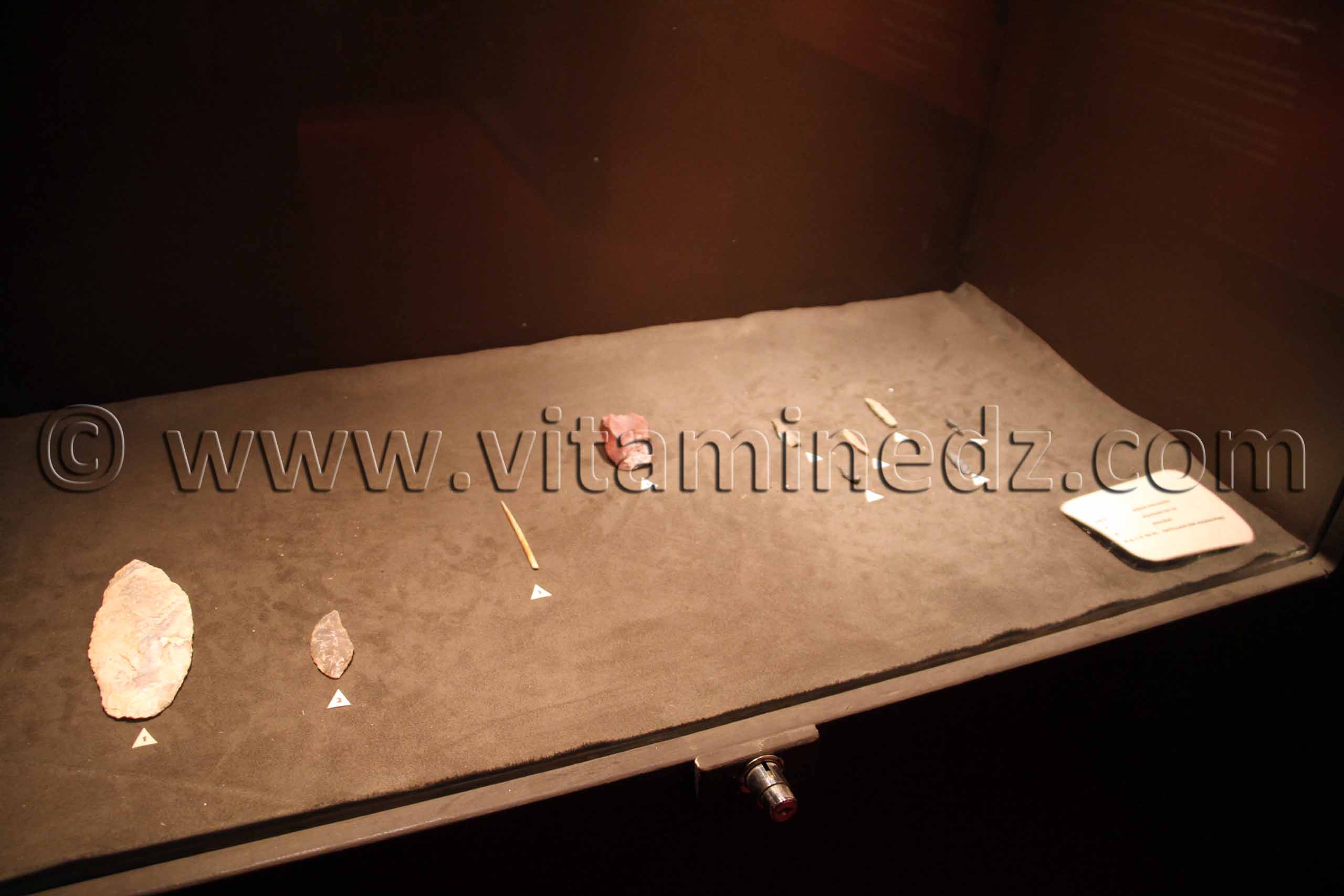 Pièces préhistoriques Tamanrasset, Musée de l'Ahaggar (parc culturel de l’Ahaggar)