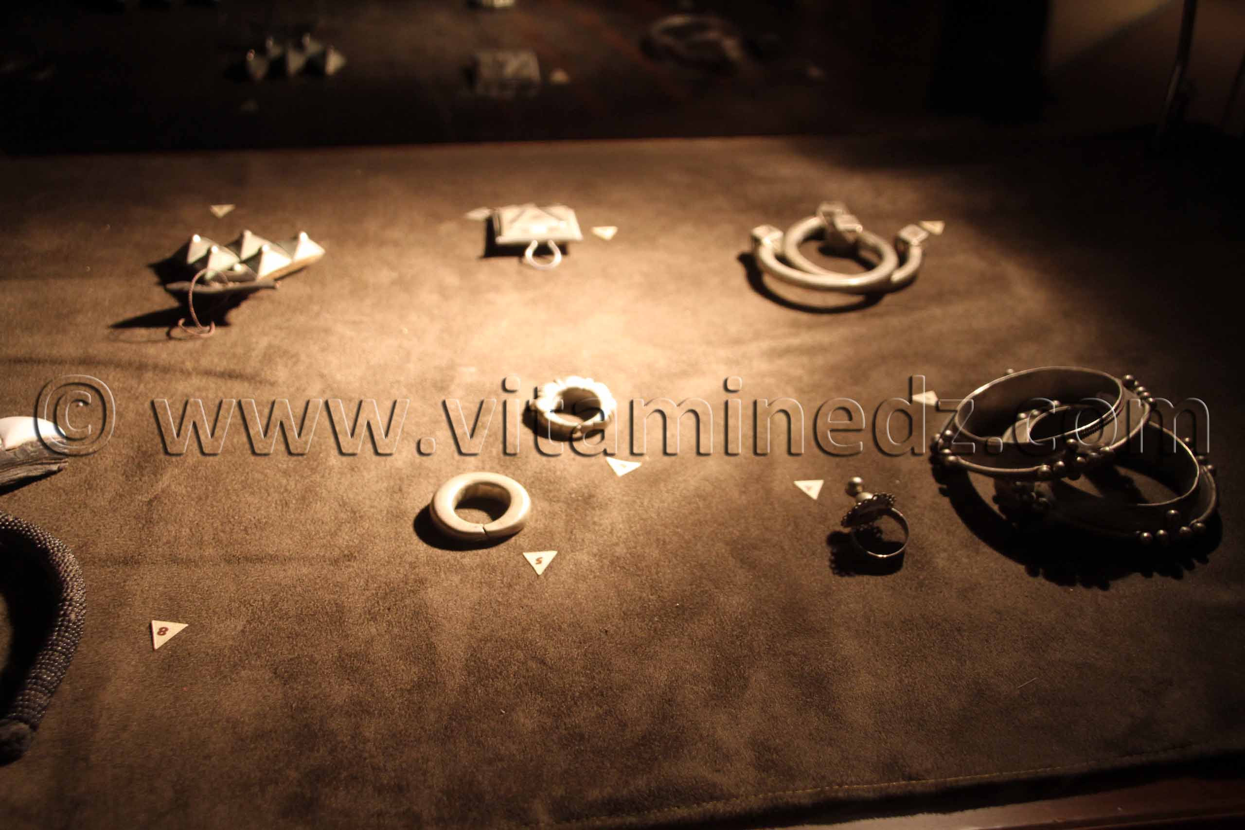 Bijoux anciens, Tamanrasset, Musée de l'Ahaggar (parc culturel de l’Ahaggar)