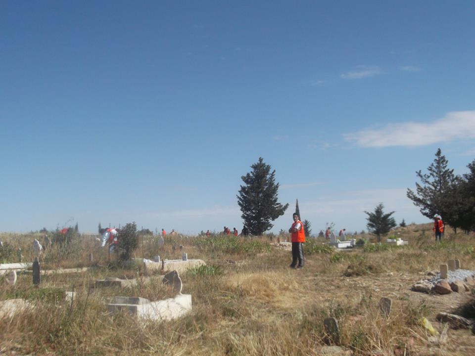 nettoyage du cimetière de Khenchela