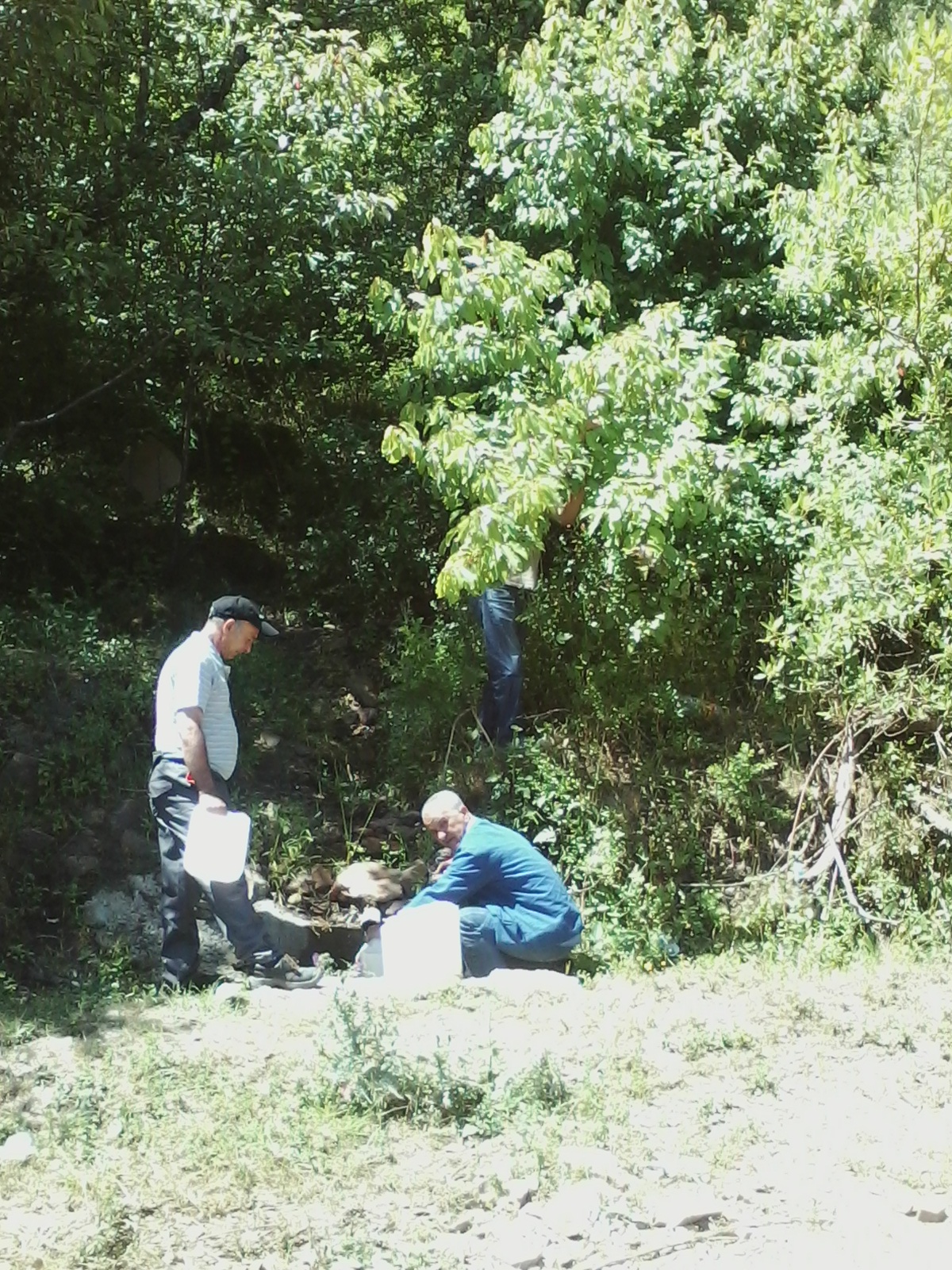 aggad  mohand  a  la  source  d athrouche(riche par ces  source)