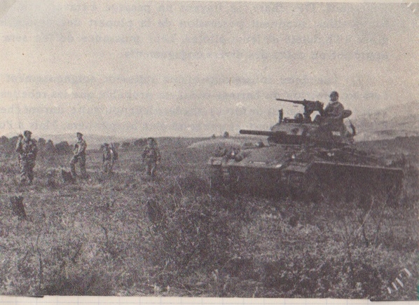 1960 ratissage dans le djebel chélia contre la katiba d'ALI SOUAI