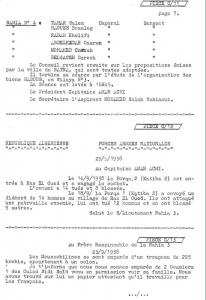 Document de L'ALN   ET   FLN     C11-7 wilaya 1