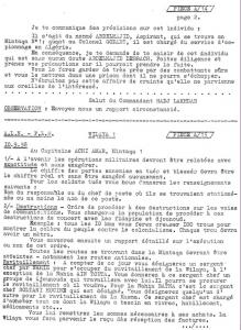 DOC FLN  A14-2et A15  WILAYA 1 LETTRE DU Cdt El Hadj Lakhder au Capitaine Amar ACHI chef Mantika 1